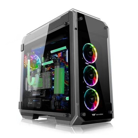 Thermaltake View 71 Tempered Glass Edition No Power Supply ATX Full Tower (Black) CA-1I7-00F1WN-00